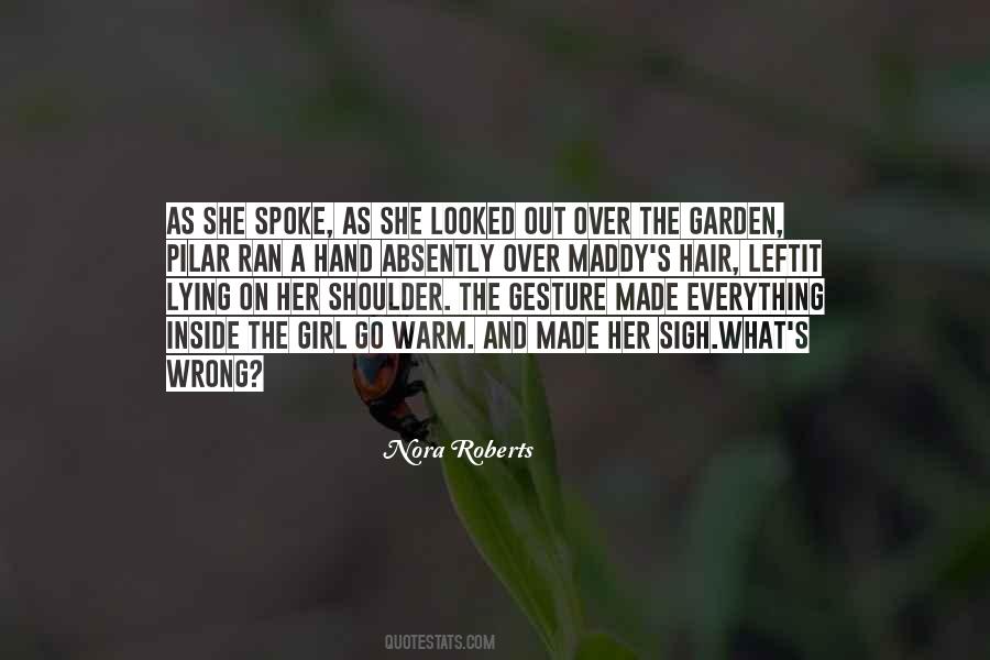 Lying On Shoulder Quotes #1509592