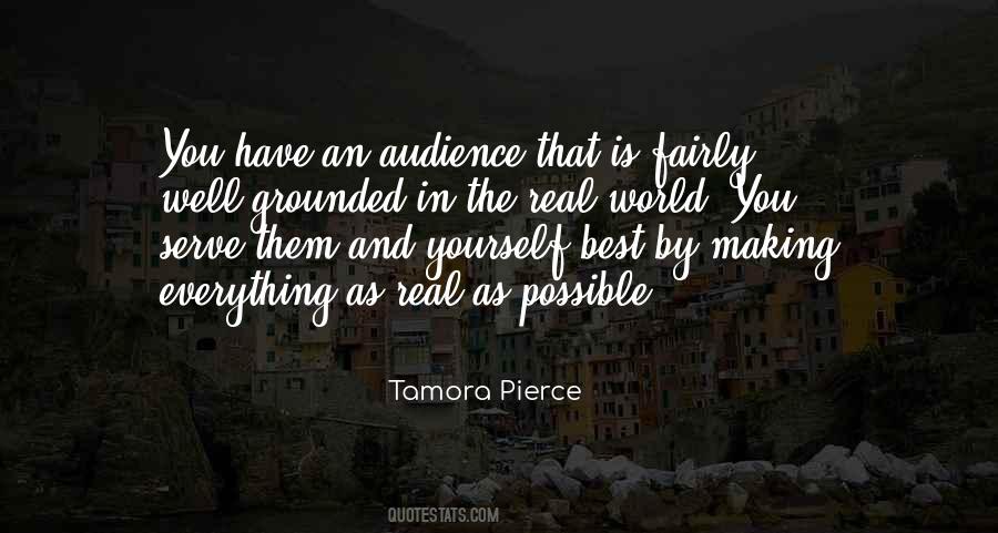 Quotes About The Best Audience #566763