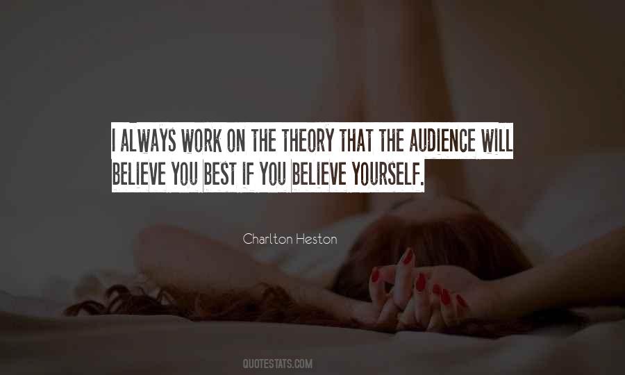 Quotes About The Best Audience #815927