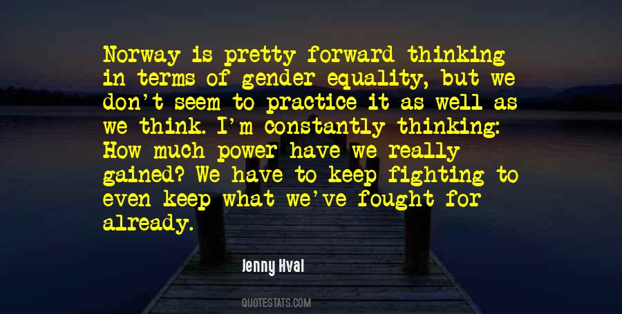 Fighting Power Quotes #1073163