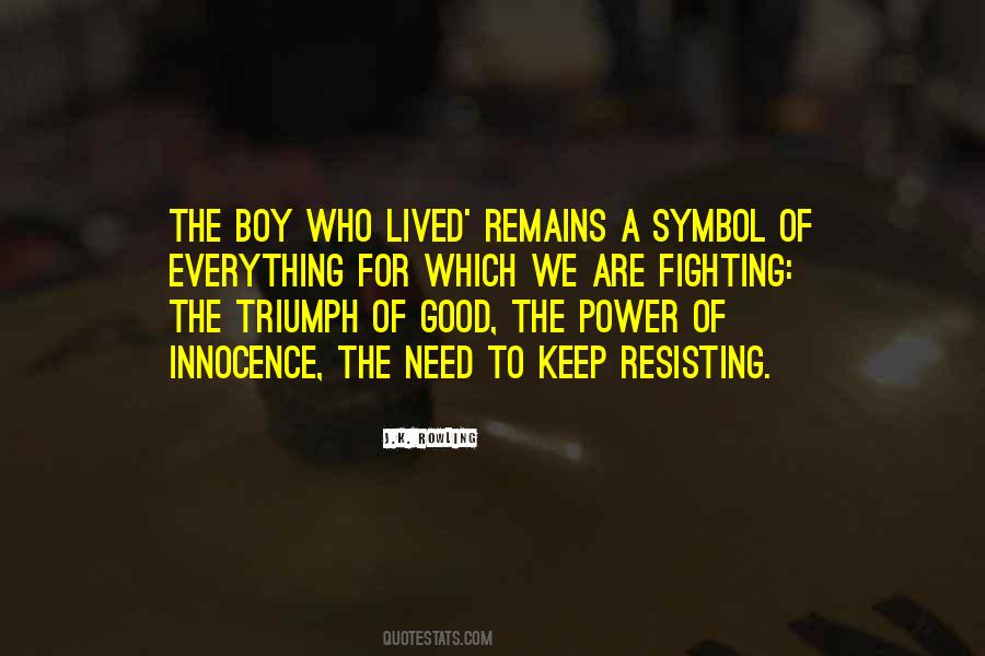 Fighting Power Quotes #1126951