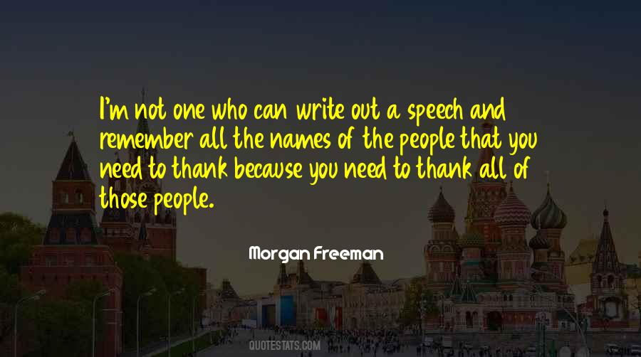 Thank You One And All Quotes #133763