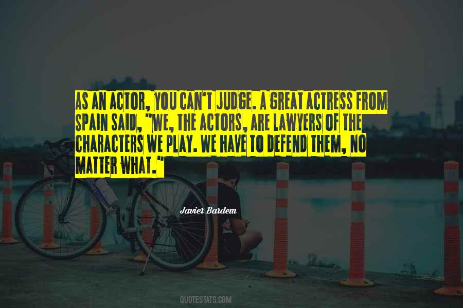 Character Judge Quotes #1237351