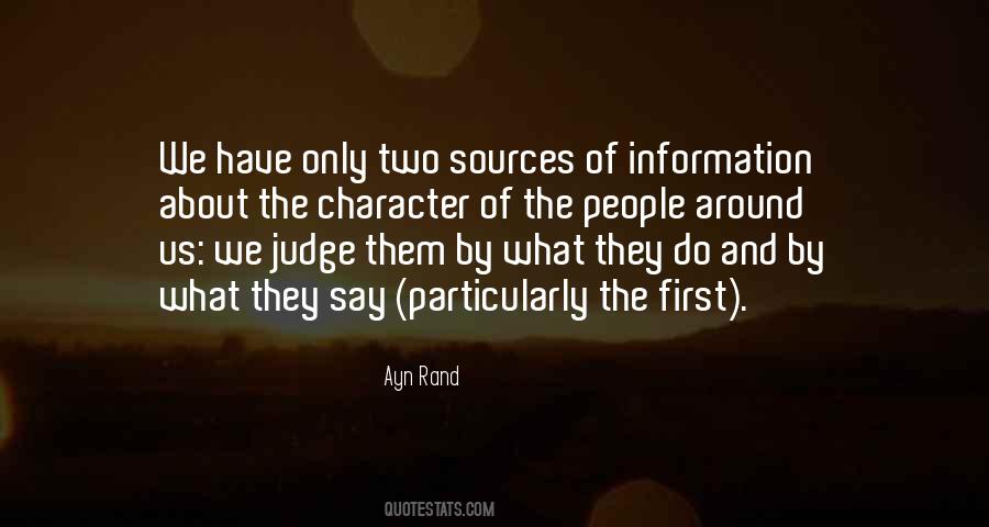 Character Judge Quotes #1335954