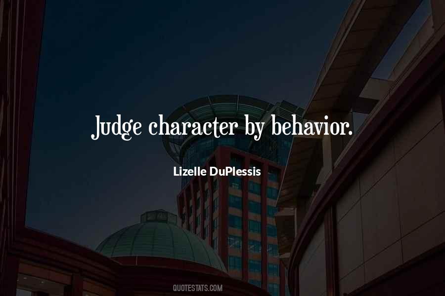 Character Judge Quotes #1467116