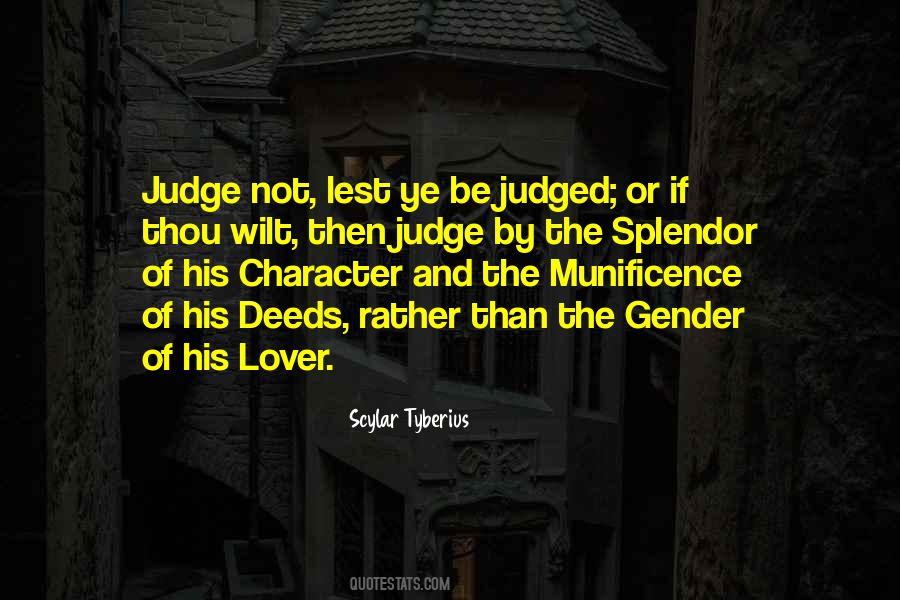 Character Judge Quotes #1478475