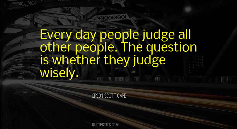 Character Judge Quotes #149761