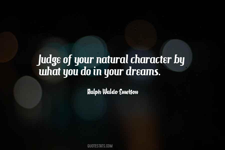 Character Judge Quotes #169562