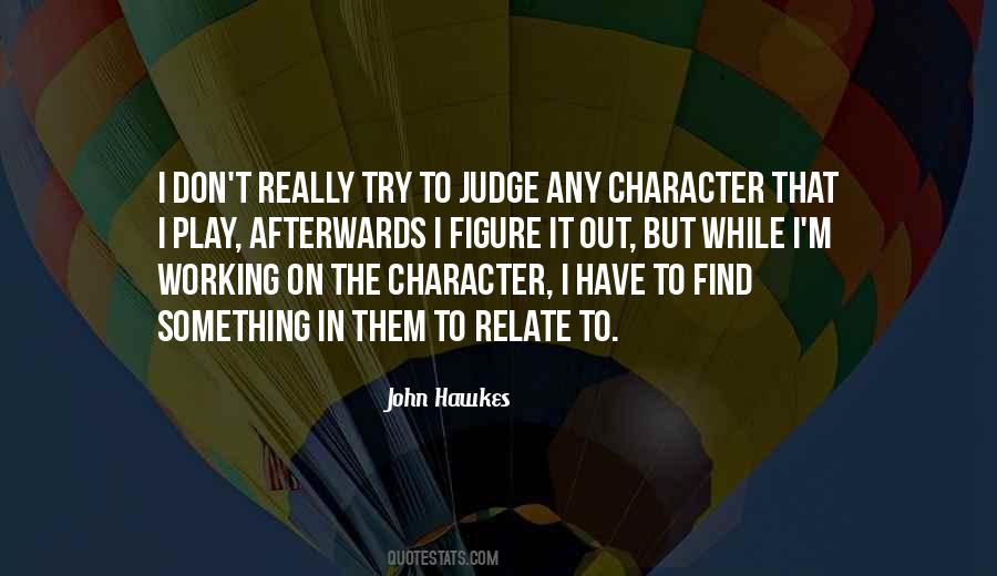 Character Judge Quotes #242746