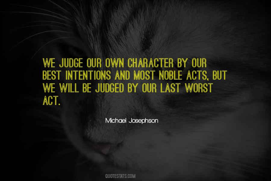 Character Judge Quotes #622617