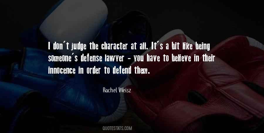 Character Judge Quotes #64240