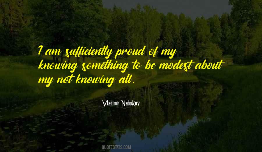 Modest And Humble Quotes #1866984