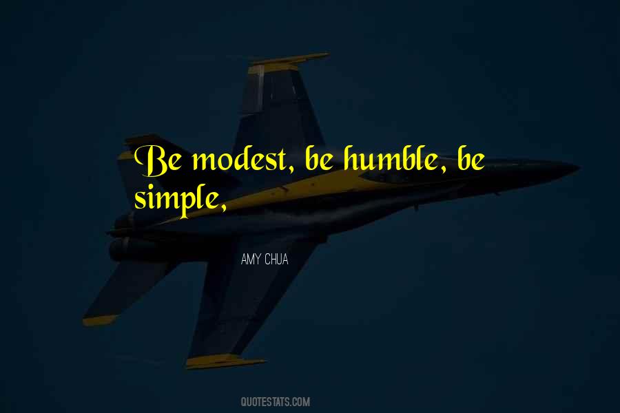 Modest And Humble Quotes #217314