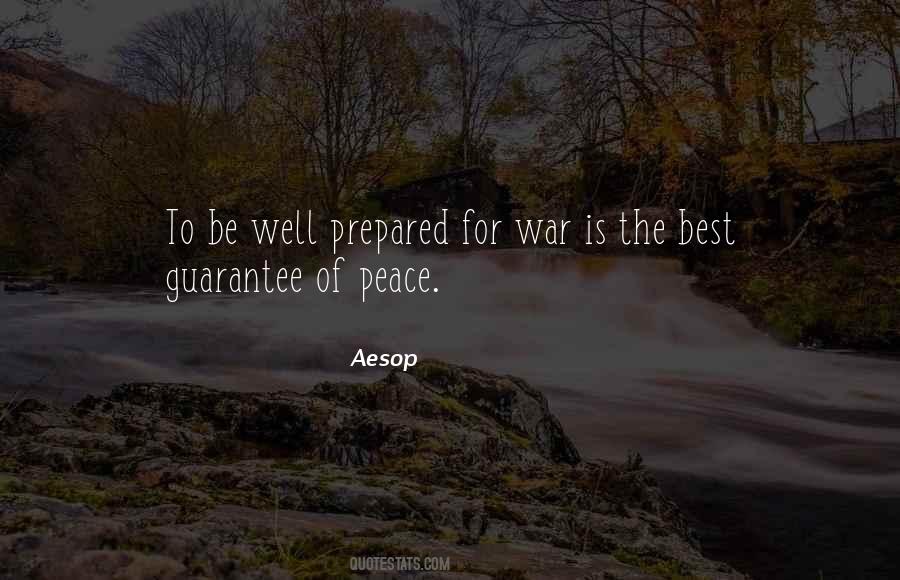 Prepared For War Quotes #289517