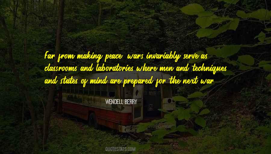 Prepared For War Quotes #997064