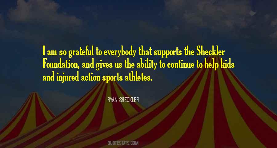 Sports Foundation Quotes #952826