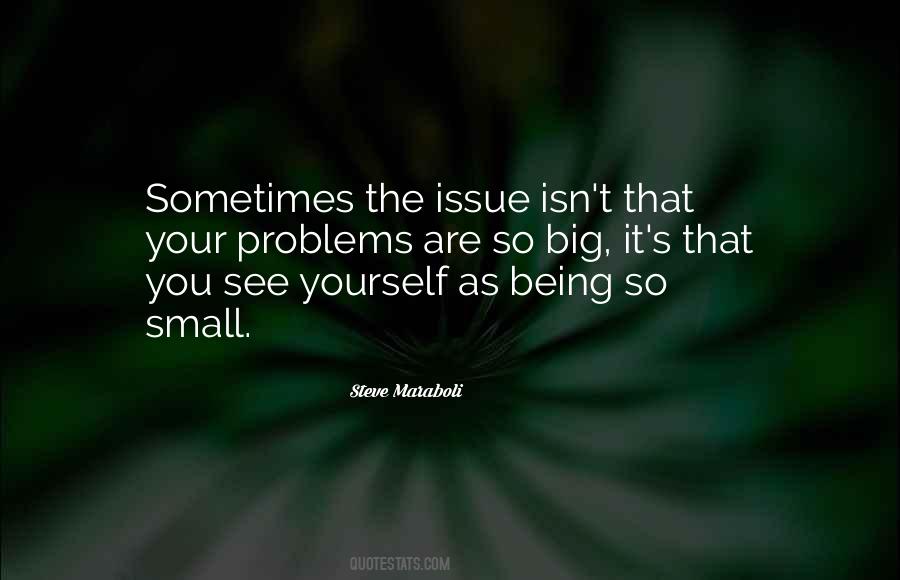 Small Problems In Your Life Quotes #1379009