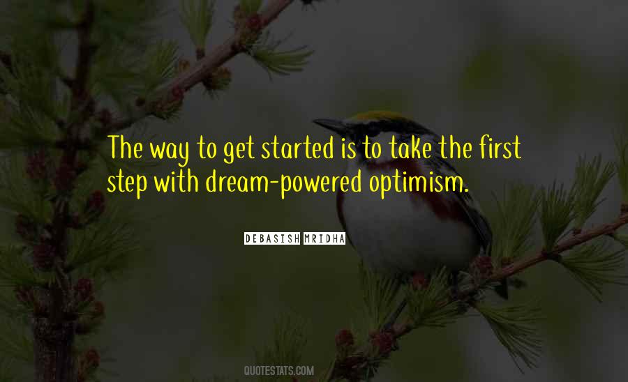 Take First Step Quotes #222760