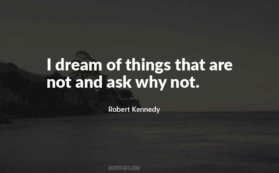 I Ask Why Not Quotes #736382