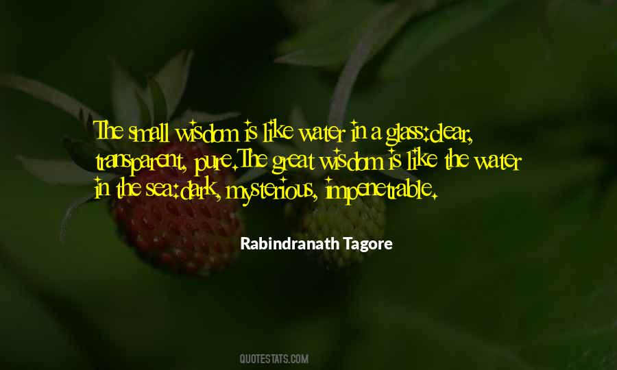 Water Wisdom Quotes #595796
