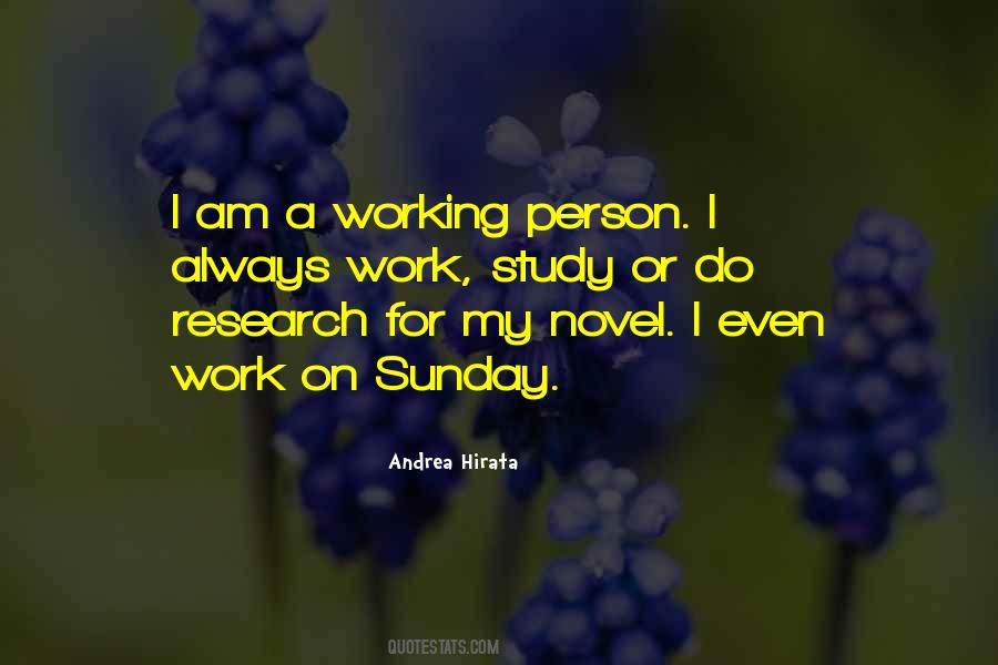 Work On Sunday Quotes #344616