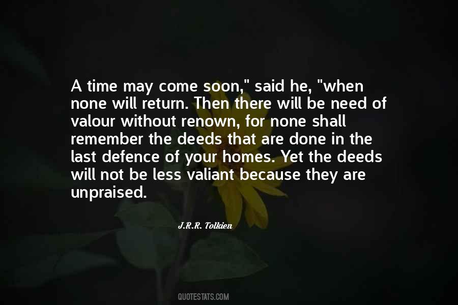 Time Return Quotes #1244922