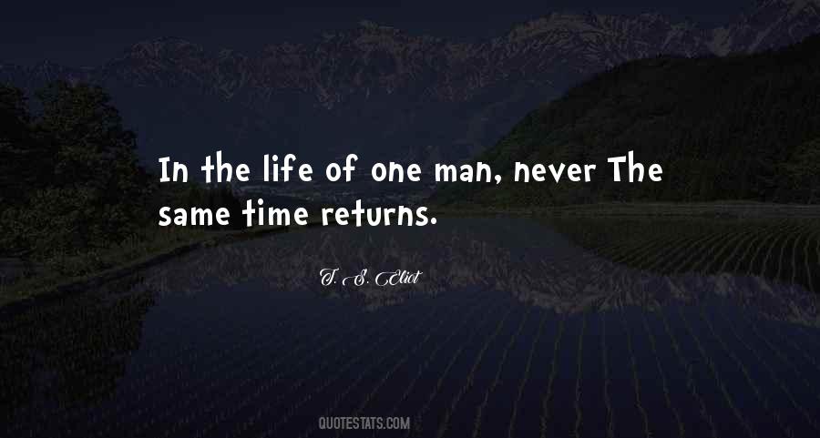 Time Return Quotes #667982