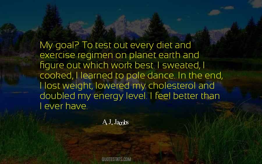 Exercise Goal Quotes #1510008