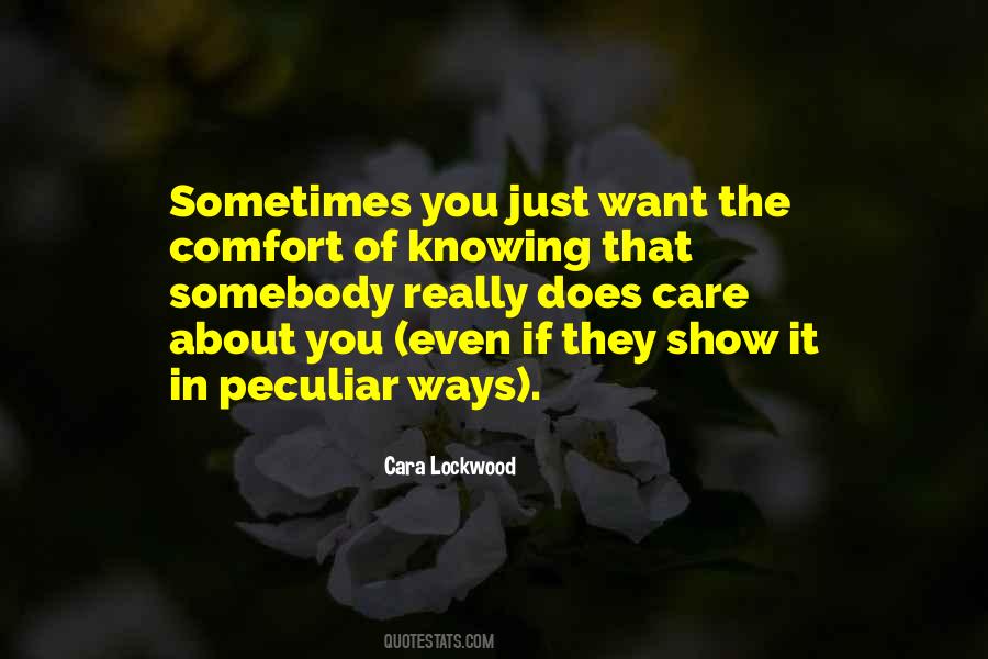 Really Care About You Quotes #337060