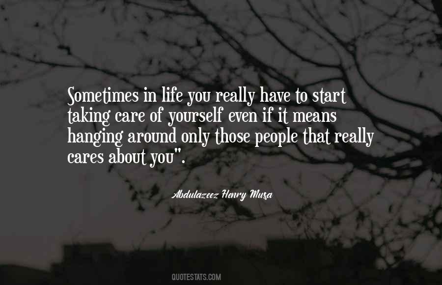 Really Care About You Quotes #651593