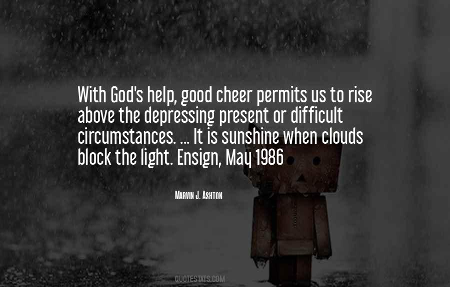 God Sunshine Quotes #1292868