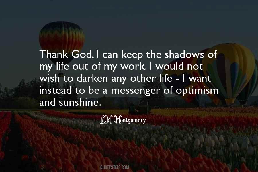 God Sunshine Quotes #1692138
