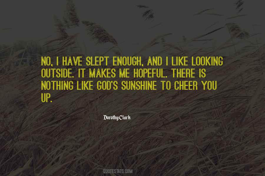God Sunshine Quotes #197373