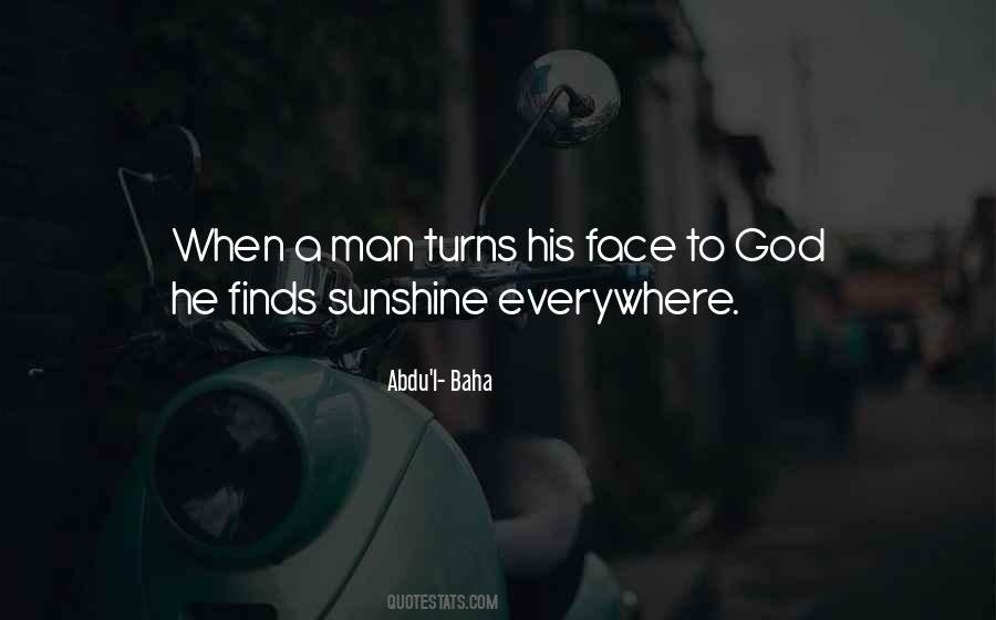 God Sunshine Quotes #290104