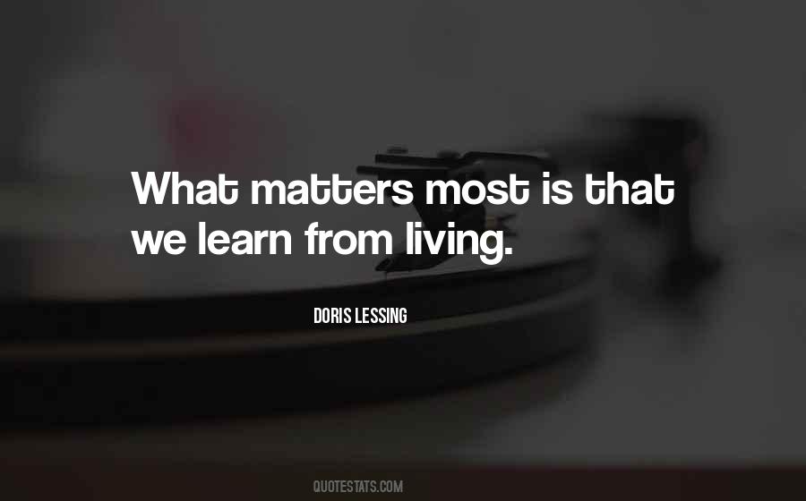 Quotes About Matters Most #1827250