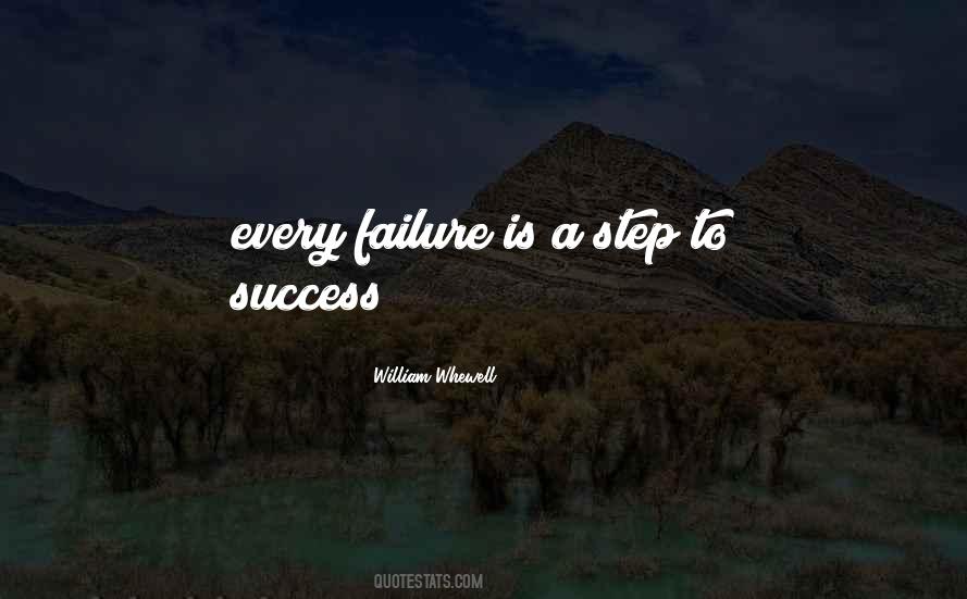 Failure Is A Step To Success Quotes #1031466