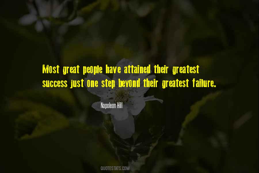 Failure Is A Step To Success Quotes #1075341