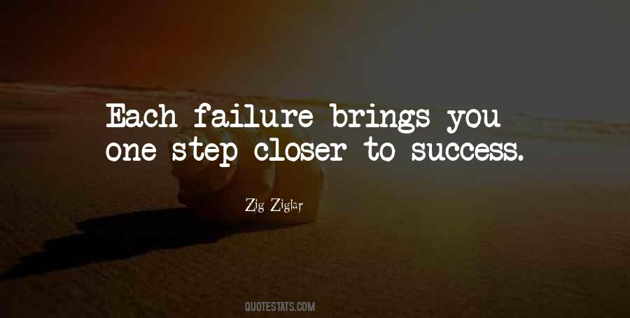 Failure Is A Step To Success Quotes #504722