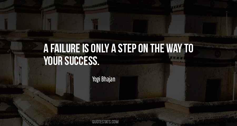 Failure Is A Step To Success Quotes #868688