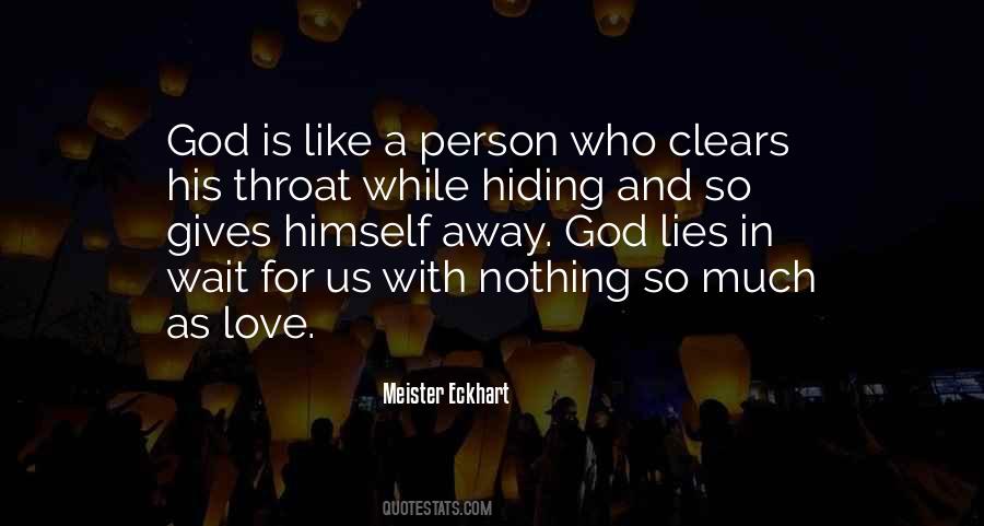 Quotes About Hiding Your Love #792966