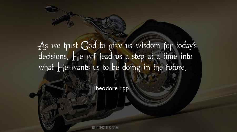 Wisdom God Quotes #118446