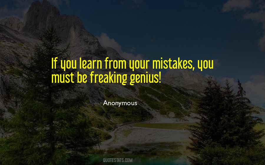 Learn By Others Mistakes Quotes #109843
