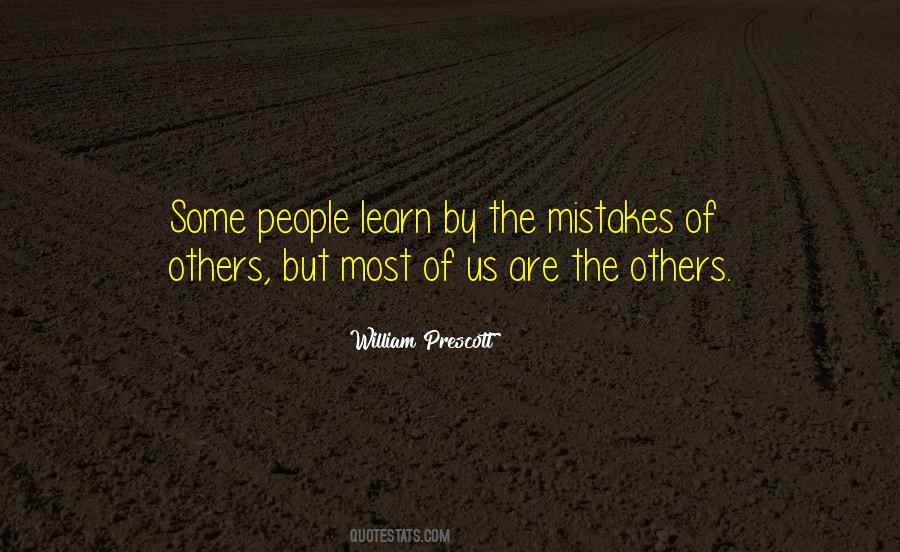 Learn By Others Mistakes Quotes #388869