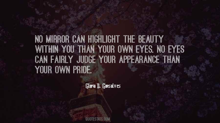 Pride In Your Appearance Quotes #1544185