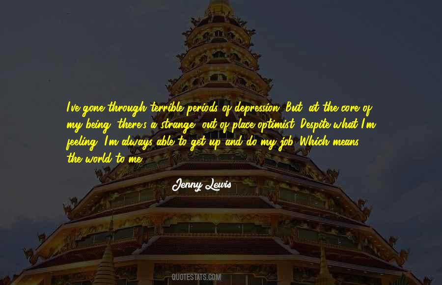 Job Depression Quotes #1309347