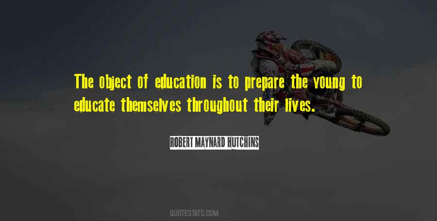 Object Of Education Quotes #1227084