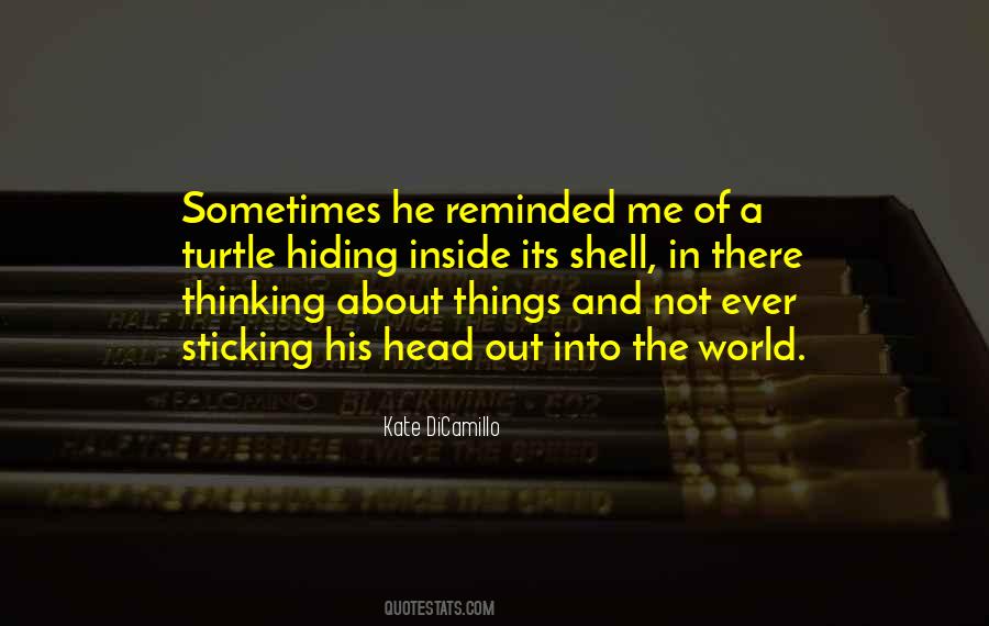 Quotes About Hiding Things #1458323