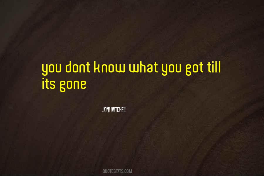Quotes About What You Dont #1595147