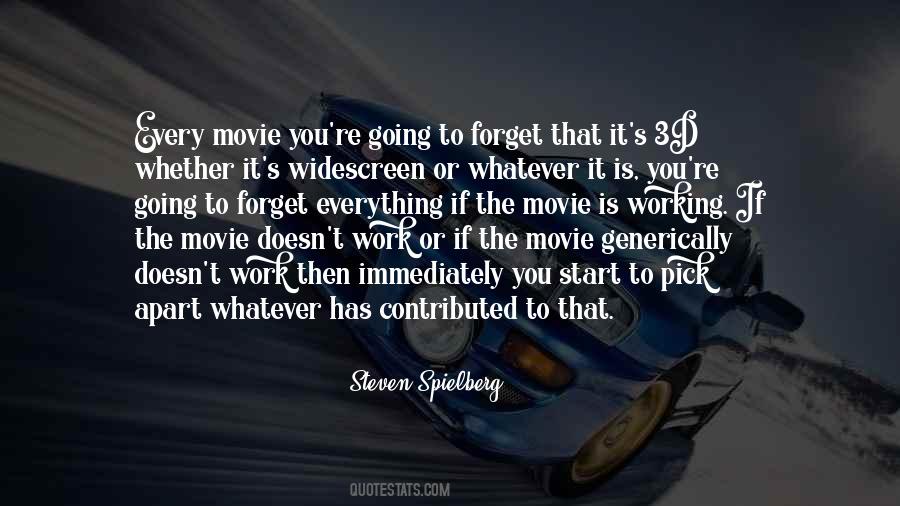 Movie Work Quotes #301353