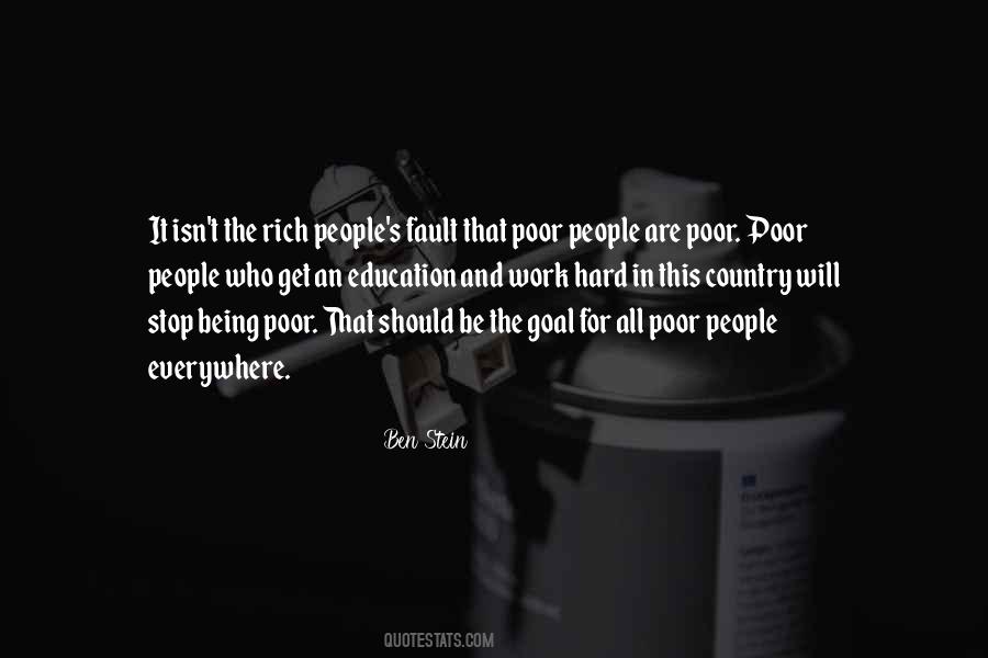 Stop Being Poor Quotes #303632